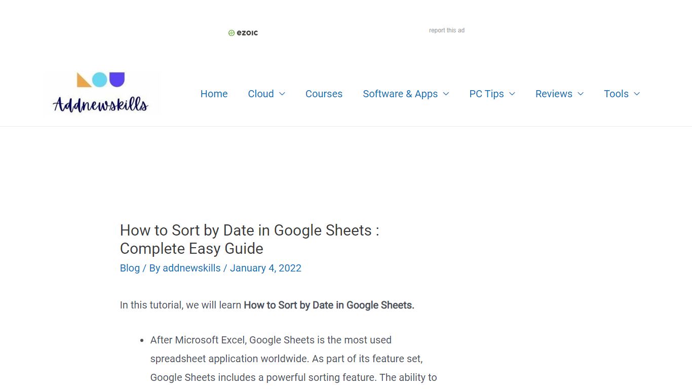 How to Sort by Date in Google Sheets : Complete Easy Guide